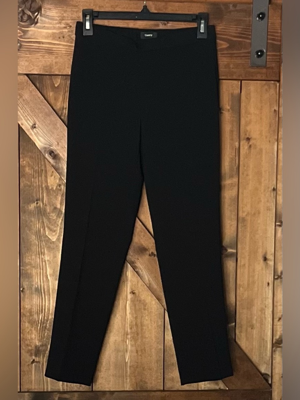 Theory Black Pull On Ankle Pants Sz XSmall